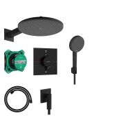Душевая система скрытого монтажа Hansgrohe Raindance Alive S черный матовый 24630670