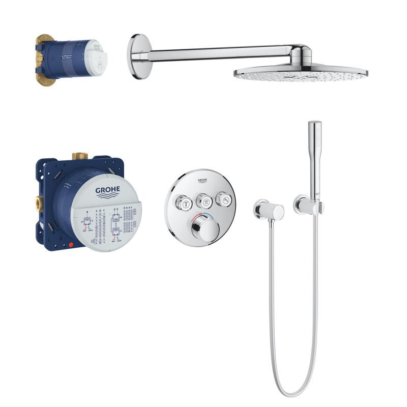 Душевая система скрытого монтажа Grohe SmartControl хром 34709000