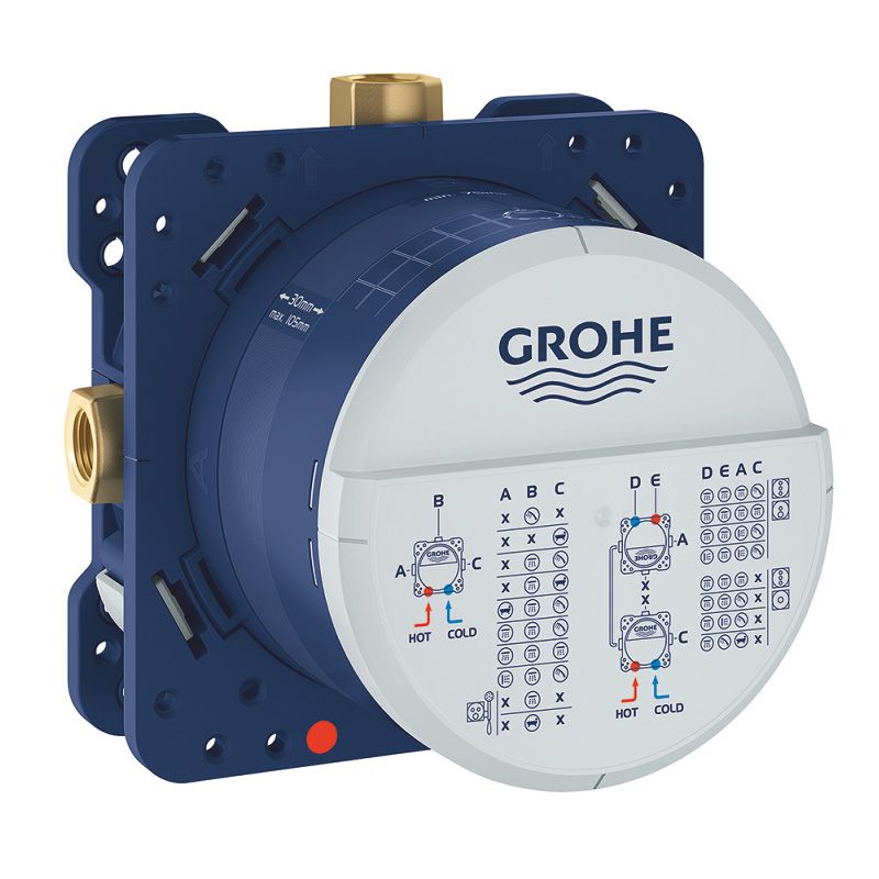 Душевая система скрытого монтажа Grohe SmartControl хром 34709000