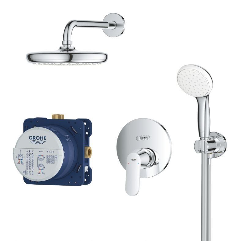 Душова система прихованого монтажу Grohe Eurosmart Cosmopolitan хром 25219001