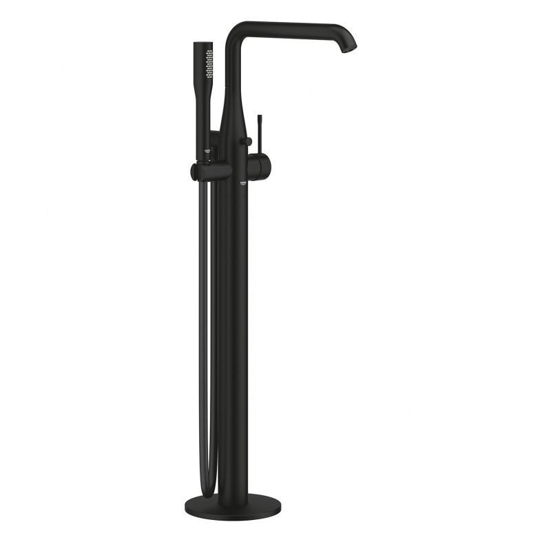 Смеситель для ванны Grohe Essence фантомный черный 25248KF1 на пол