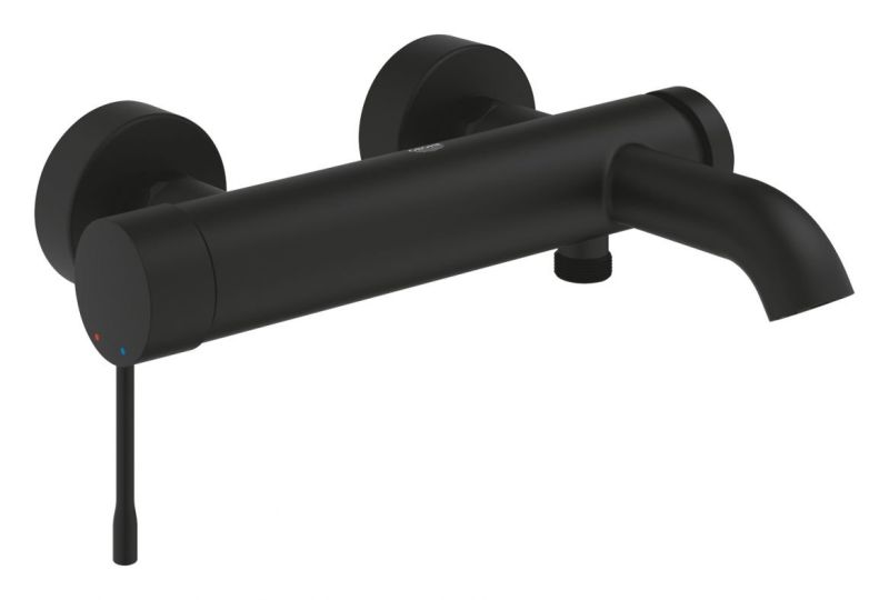 Змішувач для ванни Grohe Essence фантомний чорний 25250KF1