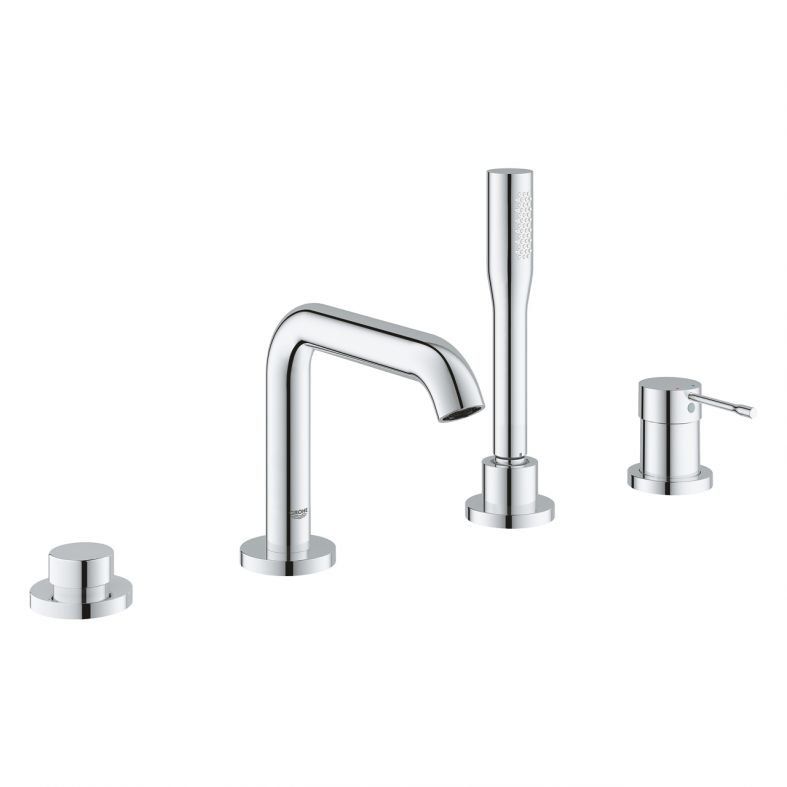 Змішувач на борт ванни Grohe Essence хром 25251001 з душовим гарнітуром