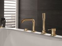 Змішувач на борт ванни Grohe Essence холодний світанок 25251GL1 з душовим гарнітуром