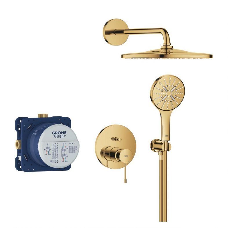 Душова система прихованого монтажу Grohe Essence холодний світанок 25287GL0
