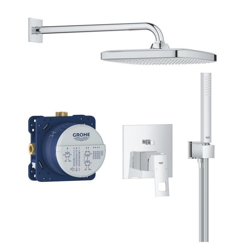 Душевая система скрытого монтажа Grohe Eurocube хром 25289000