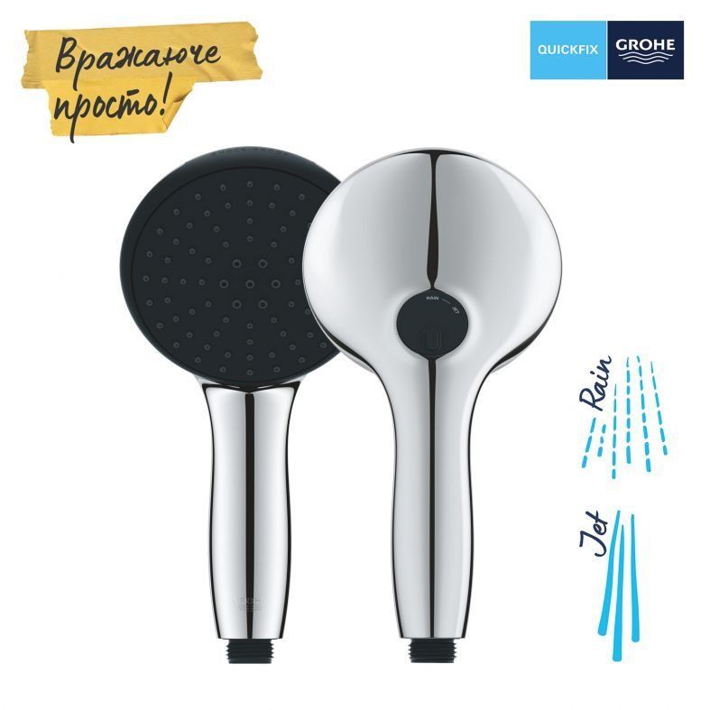 Душова система прихованого монтажу Grohe Get хром 25292000