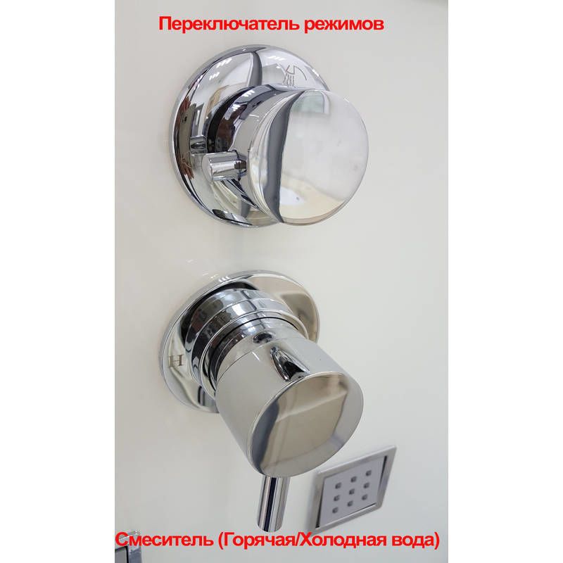 Душовою бокс Veronis 120х85 (Профіль - сатин, скло - прозоре)  BN-205-C