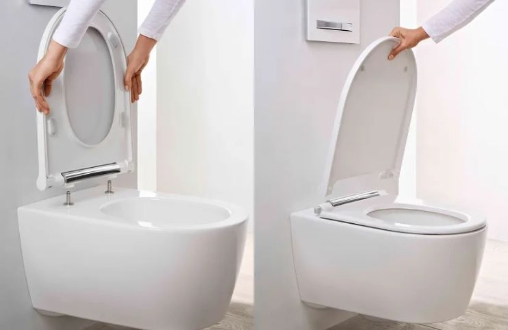 Унитаз подвесной Geberit One белый матовый 500.202.JT.1 с сиденьем Soft Close