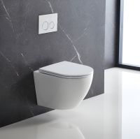 Унітаз підвісний Devit Flow Vortex Flush DFL0460111W із сидінням Soft Close