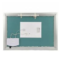Дзеркало AquA PooL Aqua 100x70 88-Hra100s70-CWDd-mK з профілем матовий алюміній і Led підсвічуванням