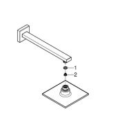 Верхній душ Grohe Euphoria Cube хром 26073000