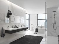 Душевая система с термостатом Grohe Euphoria графит темный матовый 26075AL0