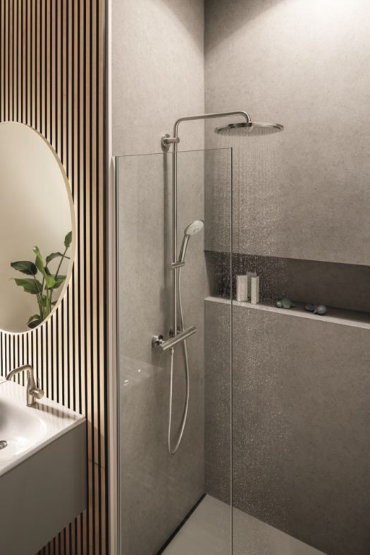Душова система з термостатом Grohe Euphoria суперсталь 26075DC0