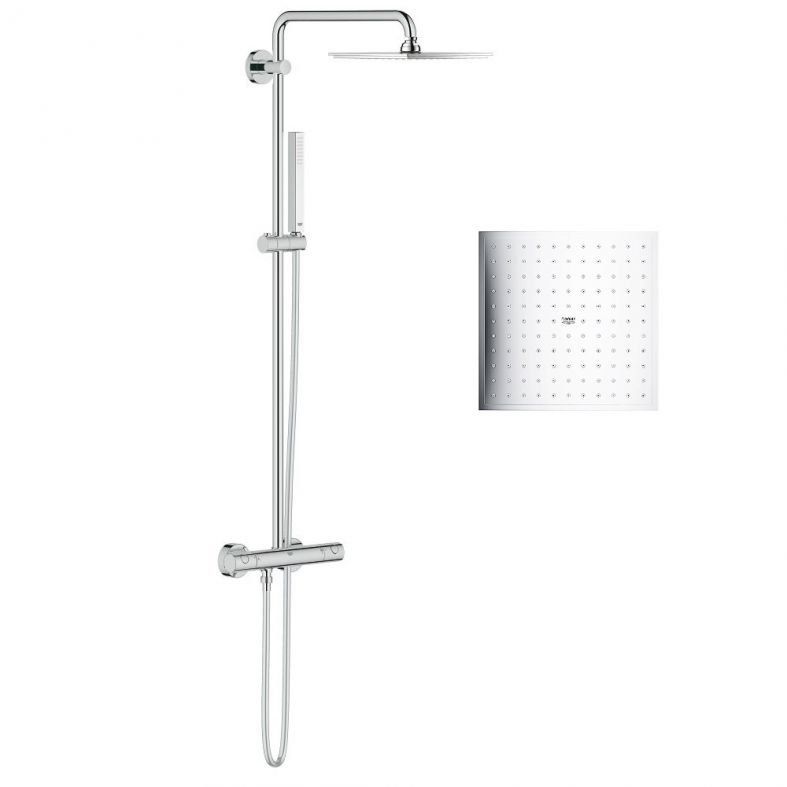 Душова система з термостатом Grohe Euphoria хром 26187000