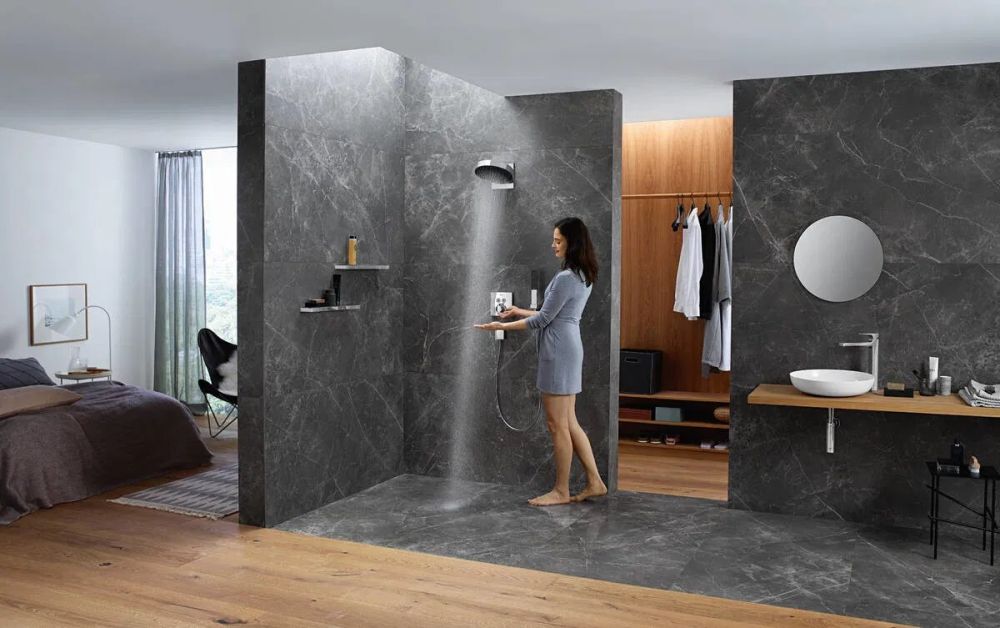 Верхний душ Hansgrohe Rainfinity хром 26226000