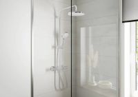 Душевая система с термостатом Hansgrohe Vernis Blend черный матовый 26276670