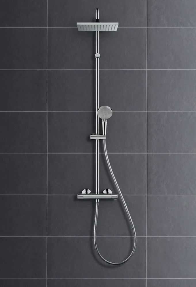 Душова система з термостатом Hansgrohe Vernis Shape хром 26286000