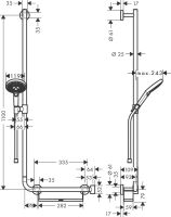Душовий гарнітур Hansgrohe Raindance Select хром 26324400