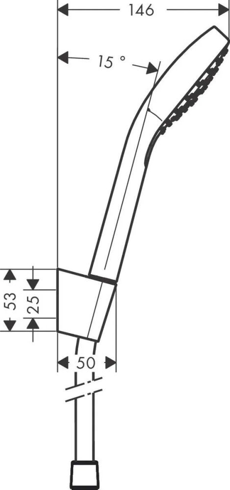 Змішувач Hansgrohe Croma Select S хром 26410400
