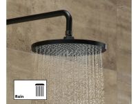 Душова система з термостатом Hansgrohe Vernis Blend чорний матовий 26426670