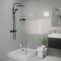 Душевая система с термостатом Hansgrohe Vernis Blend черный матовый 26429670