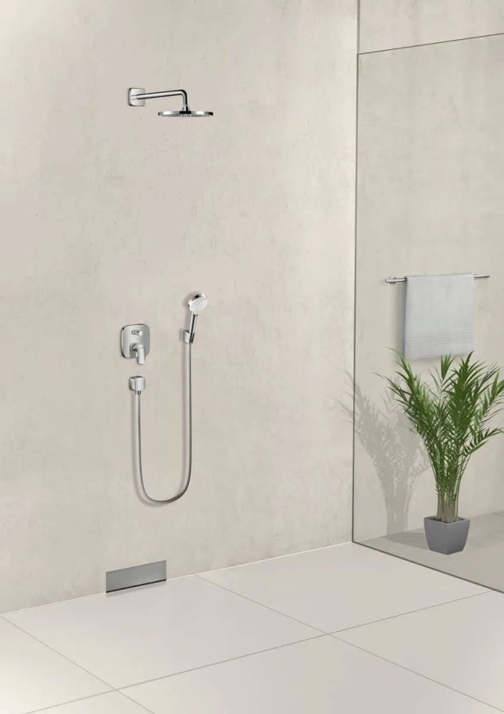 Шлангове підключення Hansgrohe Fixfit чорний матовий хром 26457340