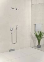 Шланговое подключение Hansgrohe Fixfit белый матовый 26457700