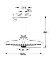 Верхній душ Grohe Euphoria хром 26461000
