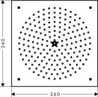 Верхній душ Hansgrohe Raindance хром 26472000