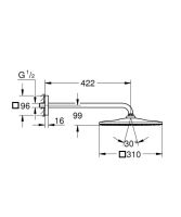 Верхній душ Grohe Rainshower хром 26563000