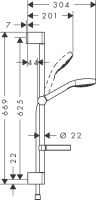 Душовий гарнітур Hansgrohe Croma Select S хром 26566400