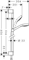 Душовий гарнітур Hansgrohe Croma Select хром 26573400