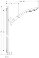 Душовий гарнітур Hansgrohe Raindance Select хром 26626000