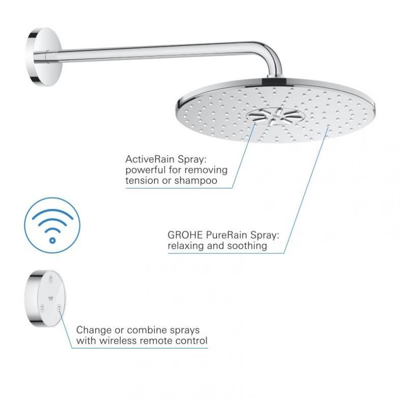 Верхній душ Grohe Rainshower SmartConnect хром 26640000