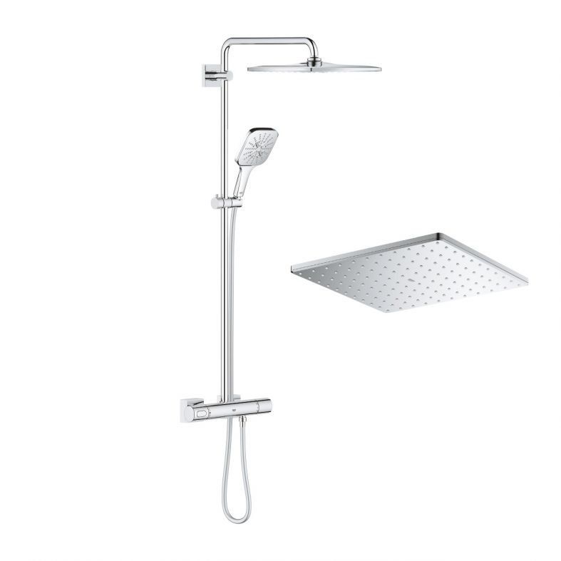 Душова система з термостатом Grohe Rainshower SmartActive хром 26649000