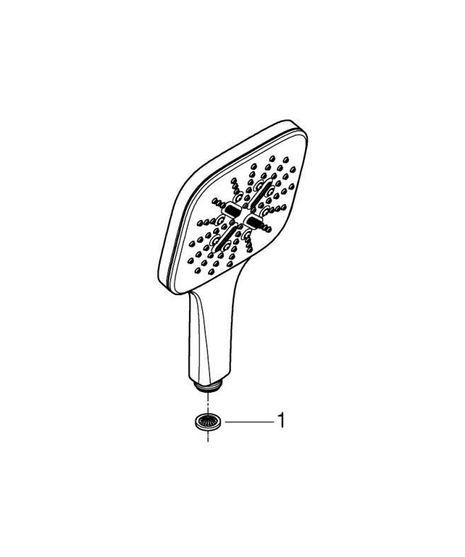 Душова система з термостатом Grohe Rainshower SmartActive хром 26649000