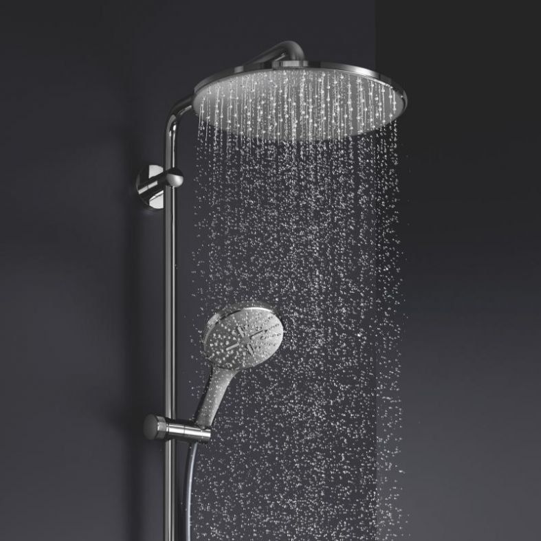 Душова система з термостатом Grohe Rainshower SmartActive хром 26657000