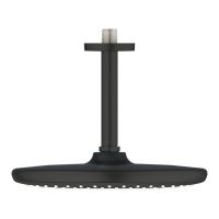 Верхній душ Grohe Tempesta чорний матовий 266692430