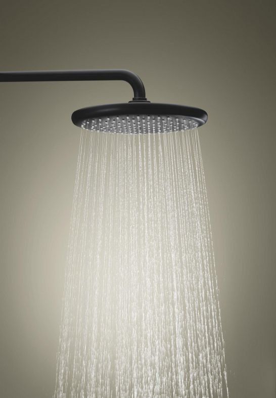 Душова система з термостатом Grohe Tempesta чорний матовий 266702431
