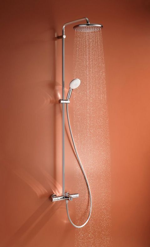 Душова система з термостатом Grohe Tempesta хром 26672001
