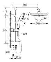 Душова система Grohe Tempesta хром 26675001