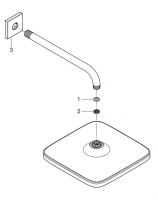 Верхній душ Grohe Tempesta Cosmopolitan 250 хром 26687000