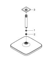 Верхний душ Grohe Tempesta Cosmopolitan 250 хром 26688000