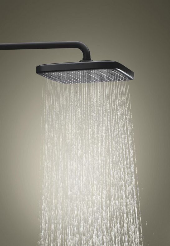 Душова система з термостатом Grohe Tempesta чорний матовий 266892431
