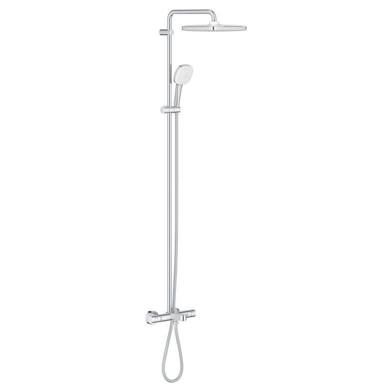 Душевая система с термостатом Grohe Tempesta хром 26691001