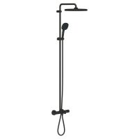 Душова система з термостатом Grohe Tempesta чорний матовий 266912431