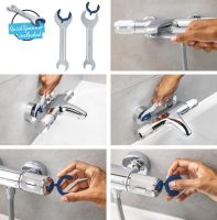 Душова система з термостатом Grohe Vitalio Comfort 110 хром 26696001