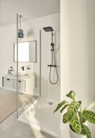 Душова система з термостатом Grohe Vitalio Comfort 110 чорний матовий 266962431