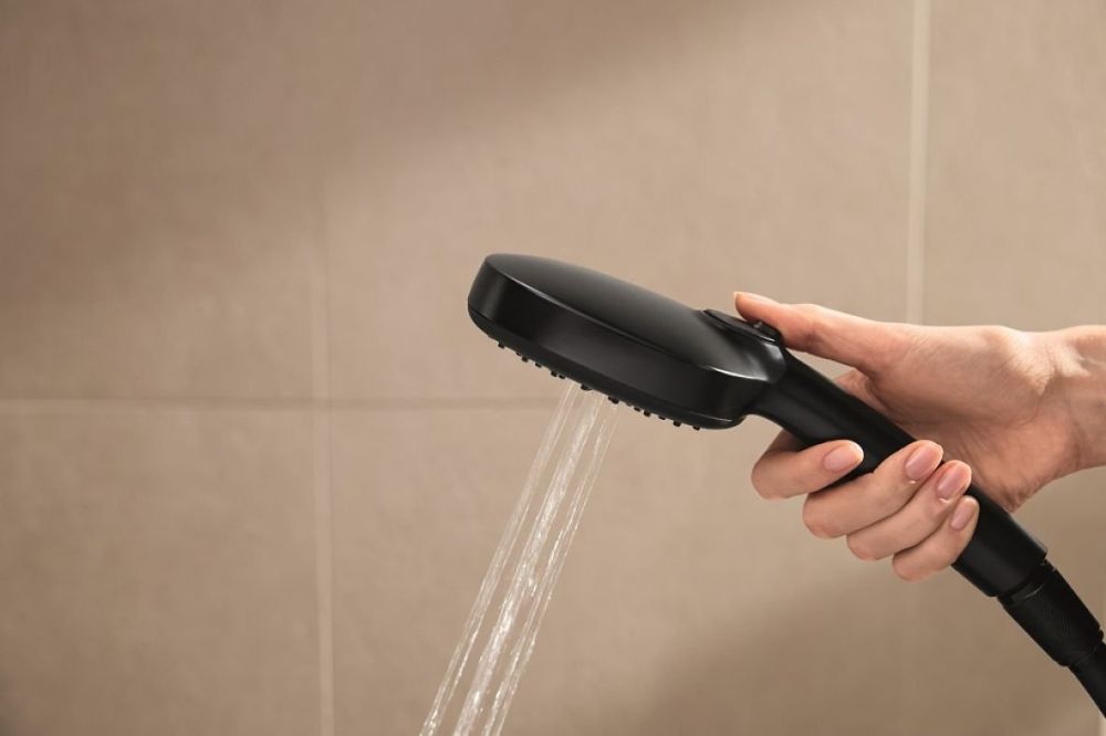 Душова система з термостатом Grohe Vitalio Comfort 110 чорний матовий 266962431
